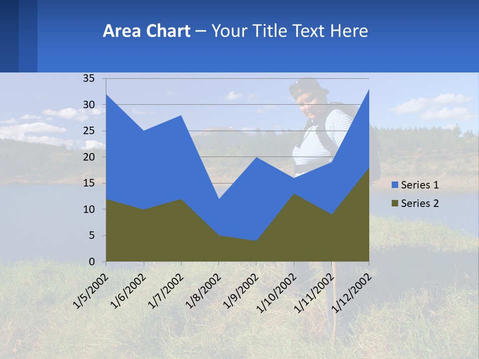 Obesity Female Outdoor PowerPoint Template