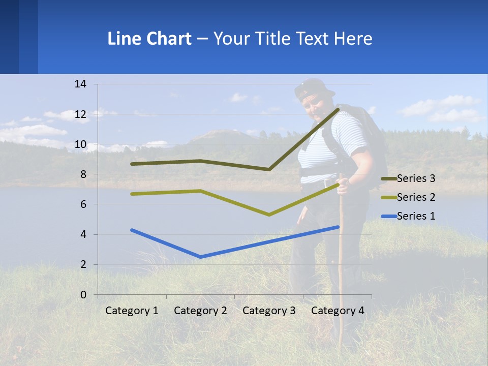 Obesity Female Outdoor PowerPoint Template