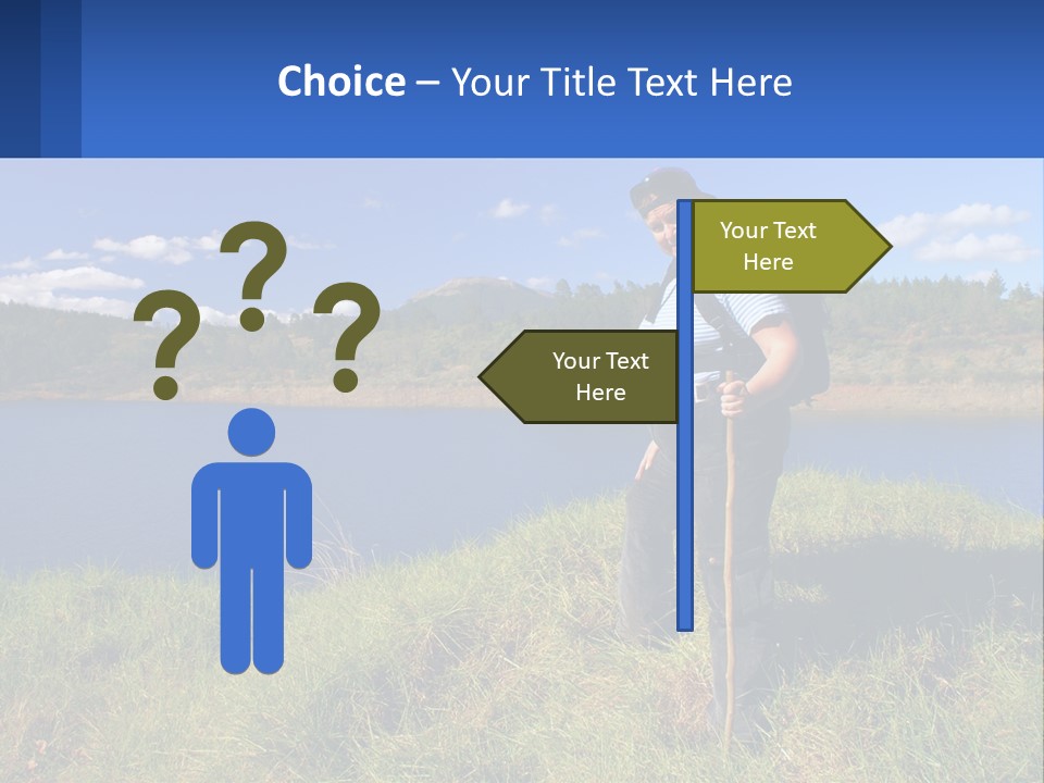 Obesity Female Outdoor PowerPoint Template