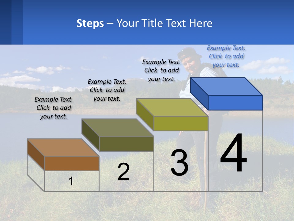 Obesity Female Outdoor PowerPoint Template