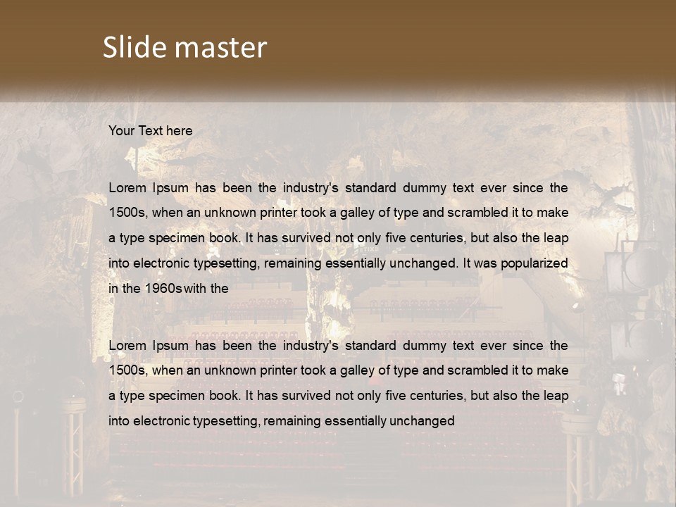 Conditions Inside Gibraltar PowerPoint Template