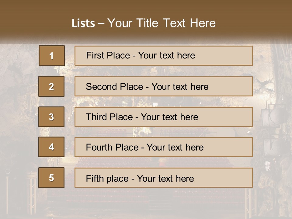 Conditions Inside Gibraltar PowerPoint Template