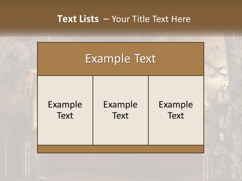 Conditions Inside Gibraltar PowerPoint Template