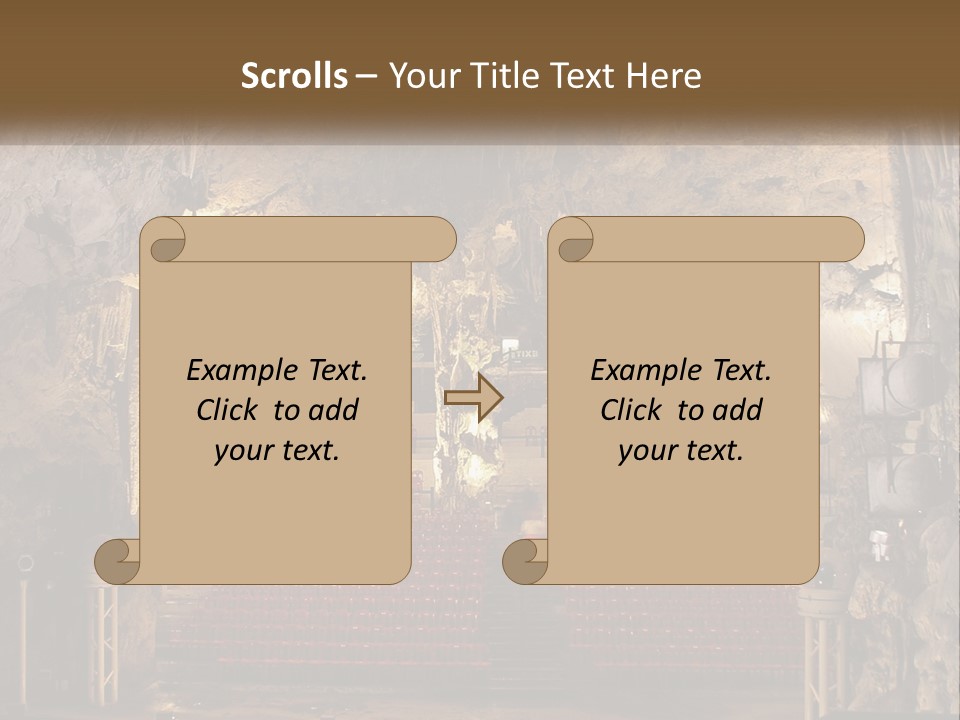 Conditions Inside Gibraltar PowerPoint Template