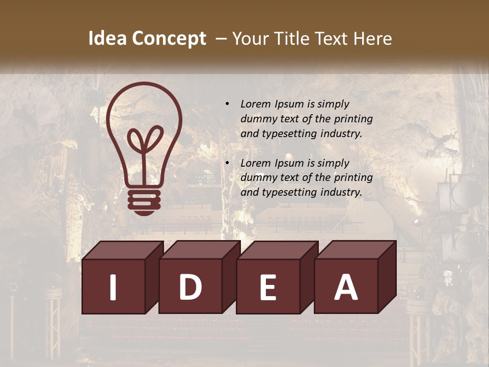 Conditions Inside Gibraltar PowerPoint Template