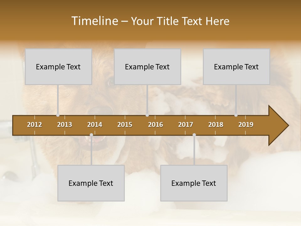 Taking Bath Water PowerPoint Template