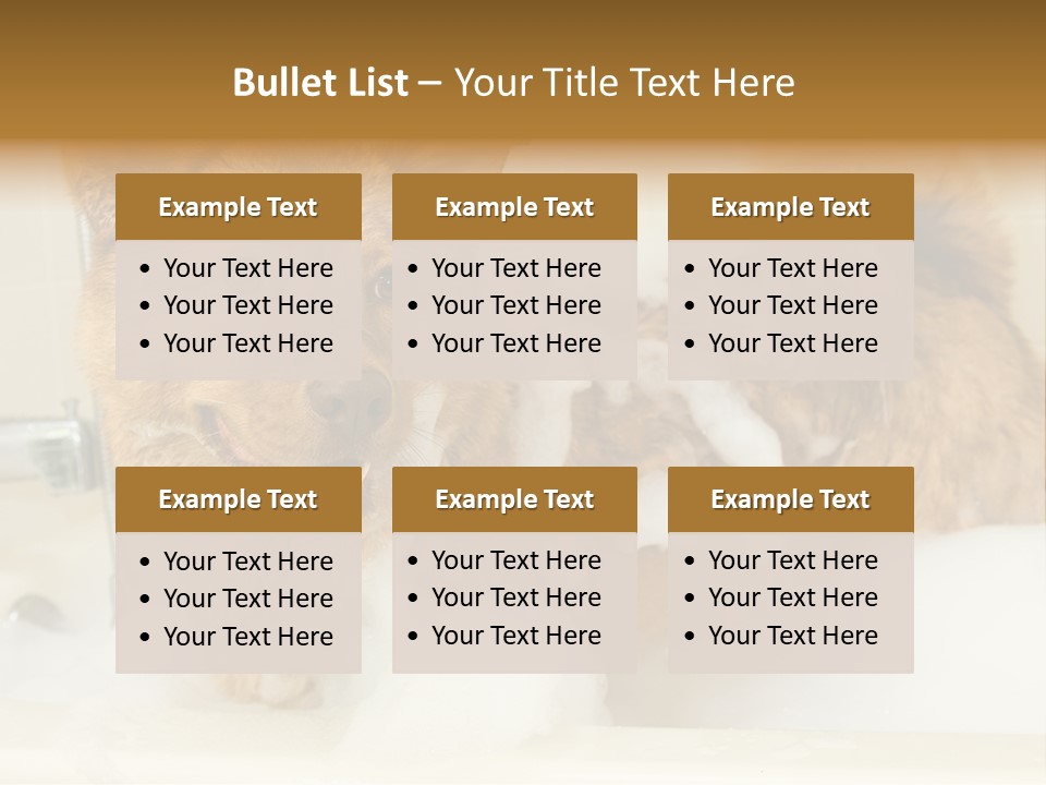 Taking Bath Water PowerPoint Template