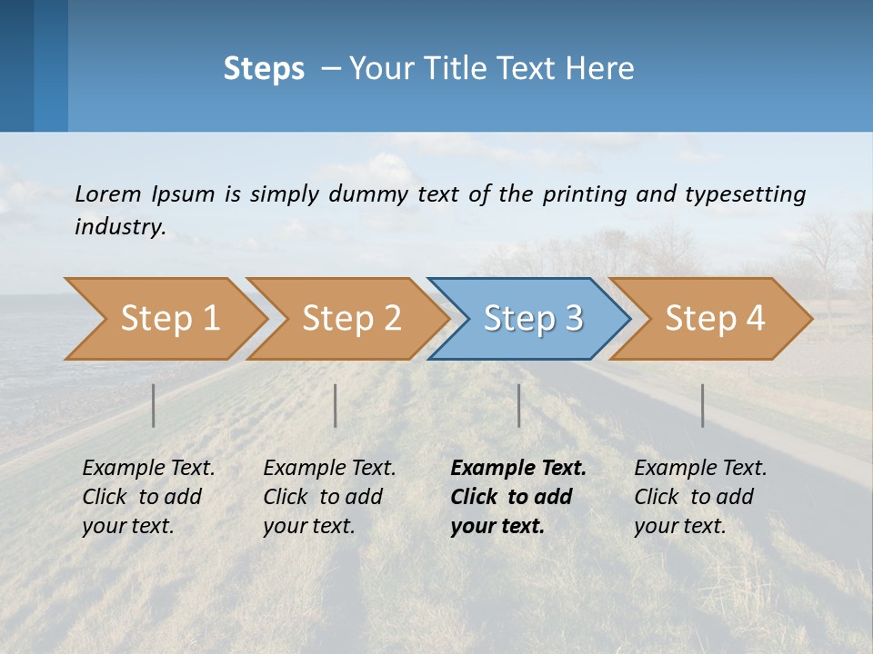 Wetlands Tidal High PowerPoint Template