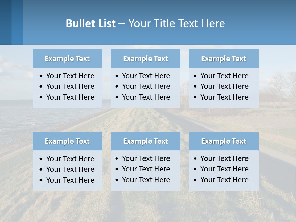 Wetlands Tidal High PowerPoint Template