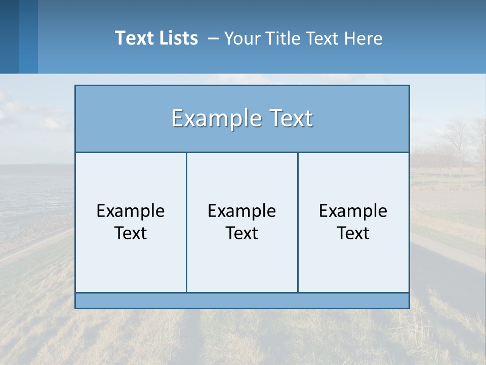 Wetlands Tidal High PowerPoint Template