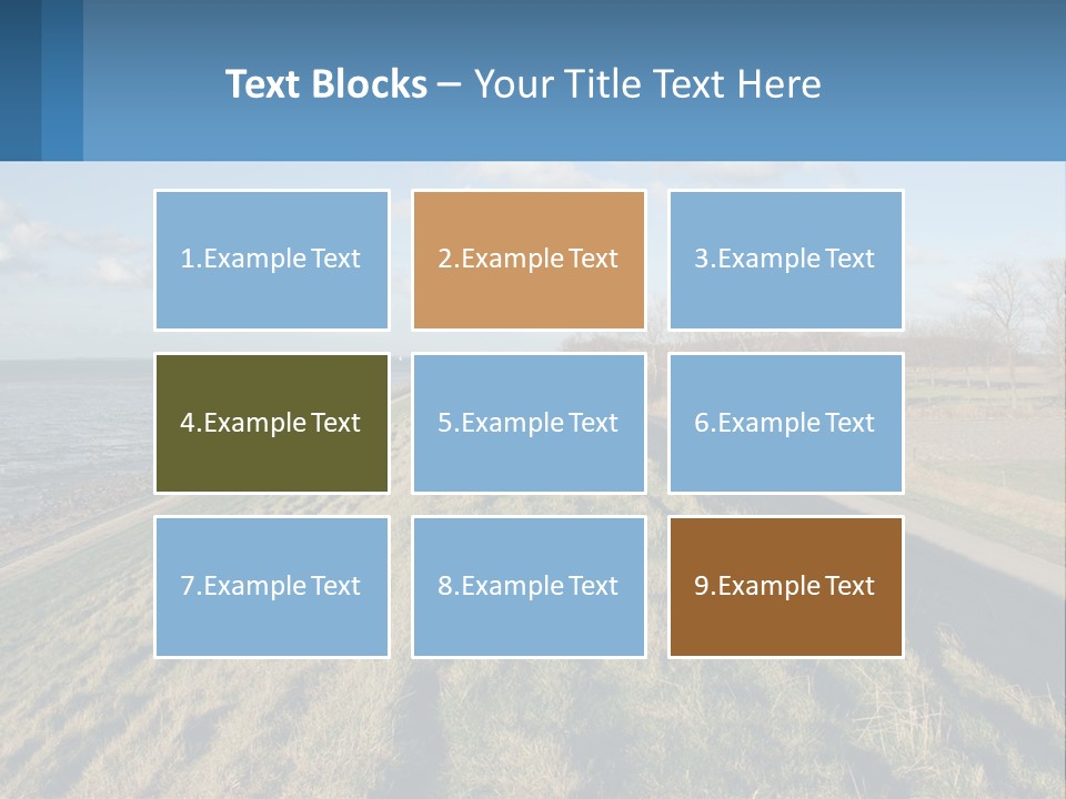 Wetlands Tidal High PowerPoint Template