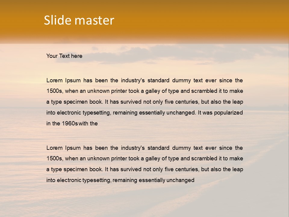 Color Molten Beautiful PowerPoint Template