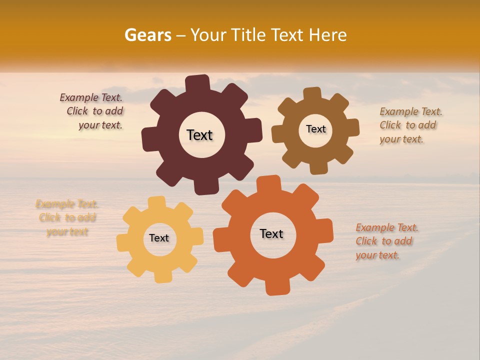 Color Molten Beautiful PowerPoint Template