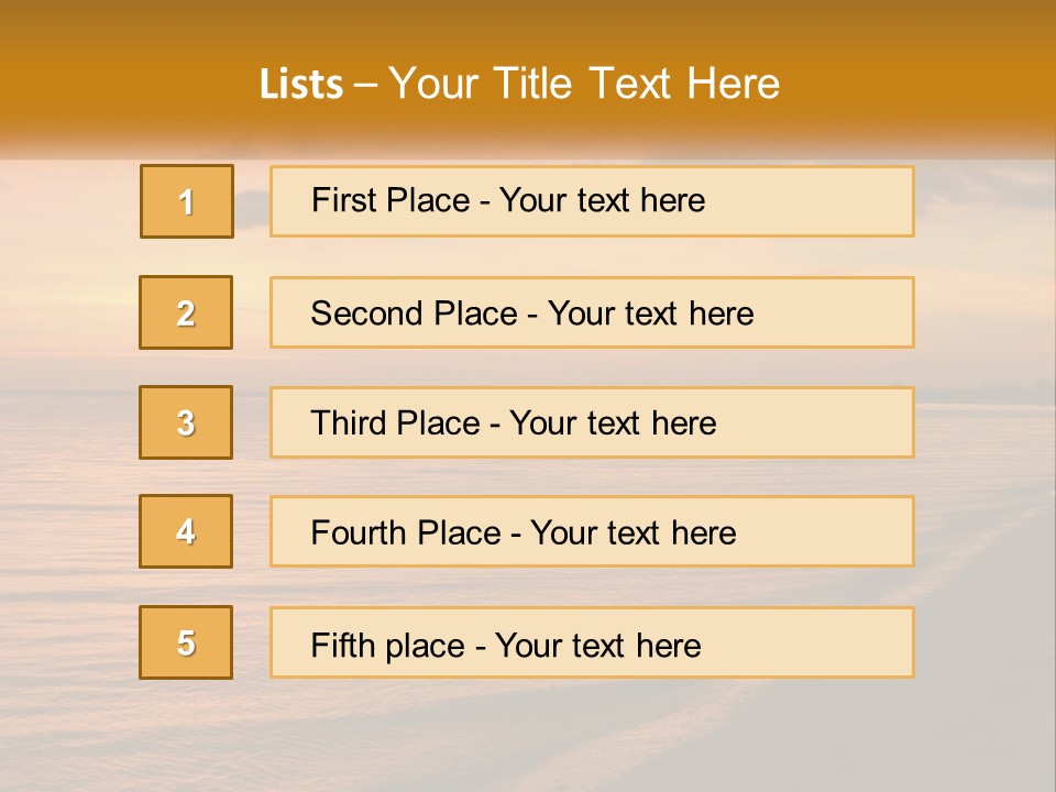 Color Molten Beautiful PowerPoint Template