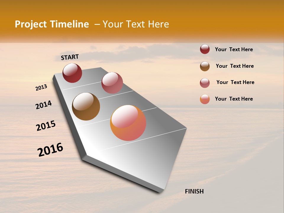 Color Molten Beautiful PowerPoint Template
