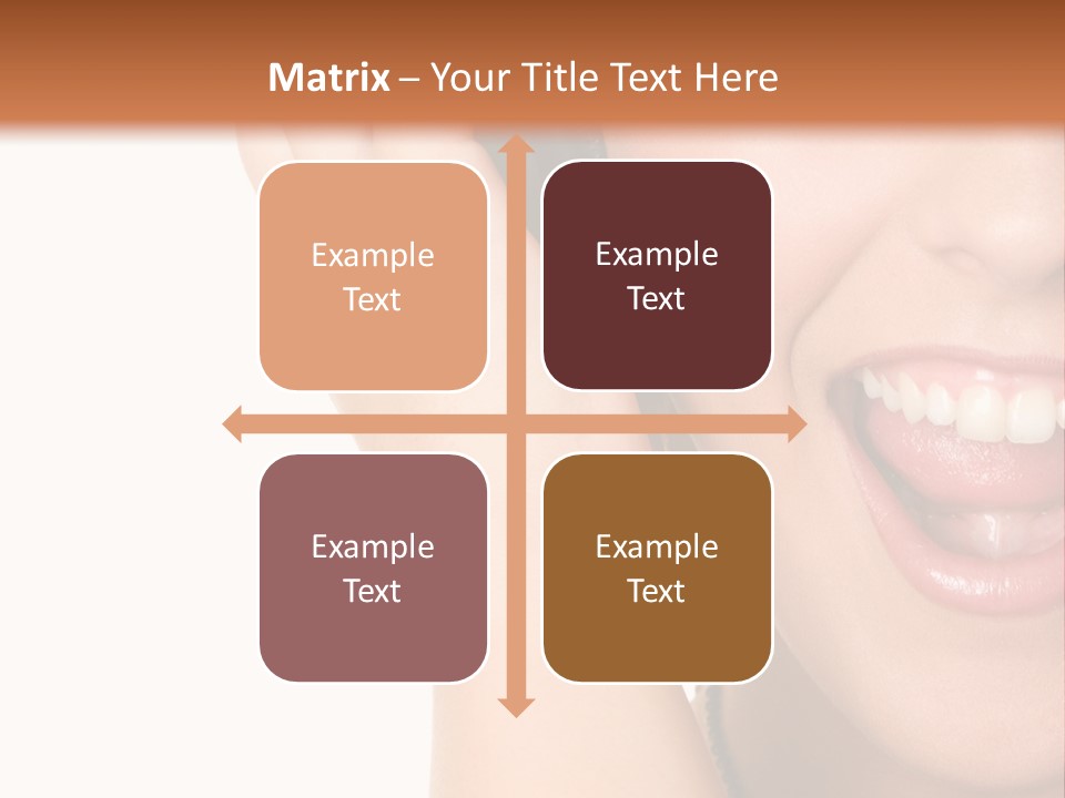 Headphones Young Teenage PowerPoint Template