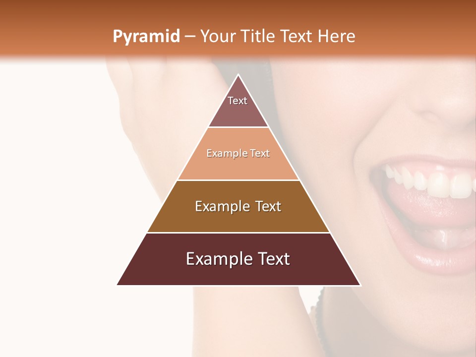 Headphones Young Teenage PowerPoint Template