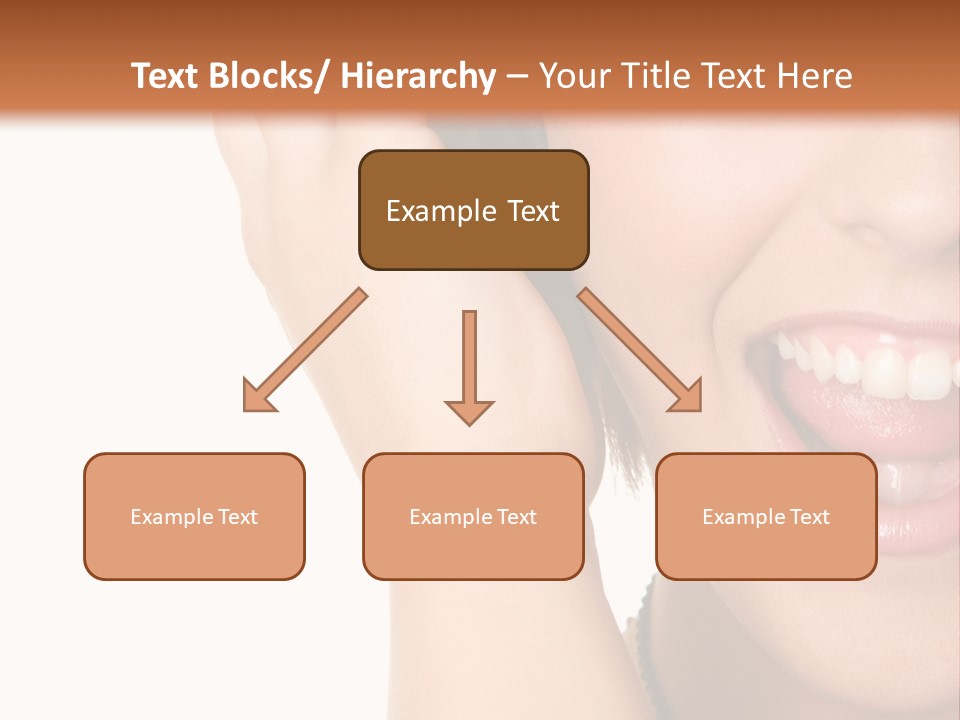 Headphones Young Teenage PowerPoint Template