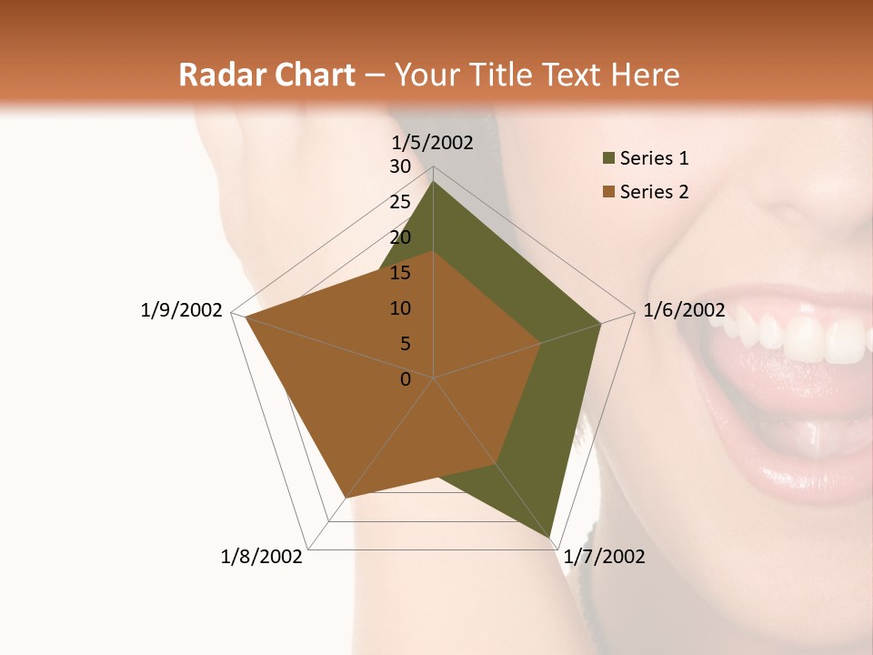Headphones Young Teenage PowerPoint Template