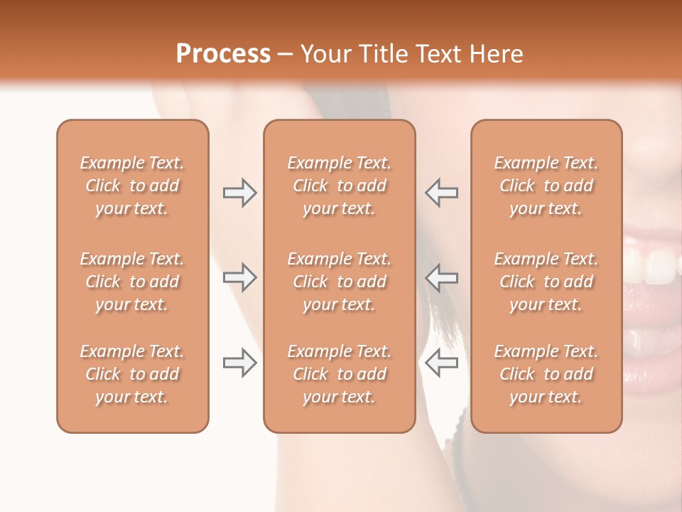 Headphones Young Teenage PowerPoint Template