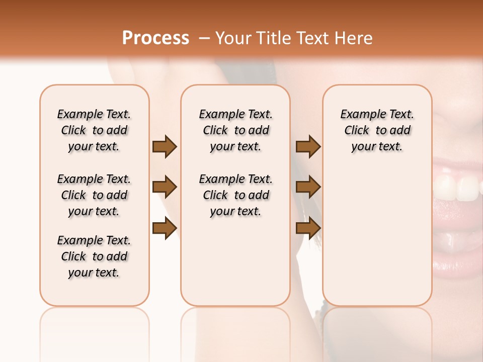 Headphones Young Teenage PowerPoint Template