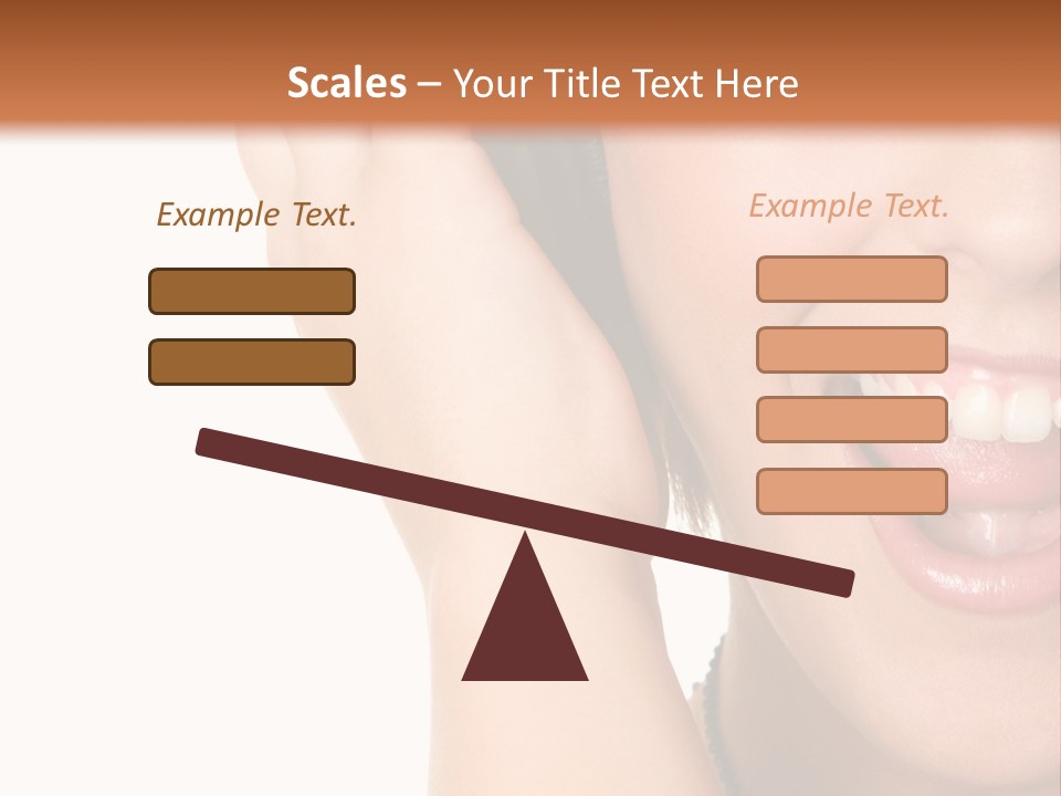 Headphones Young Teenage PowerPoint Template