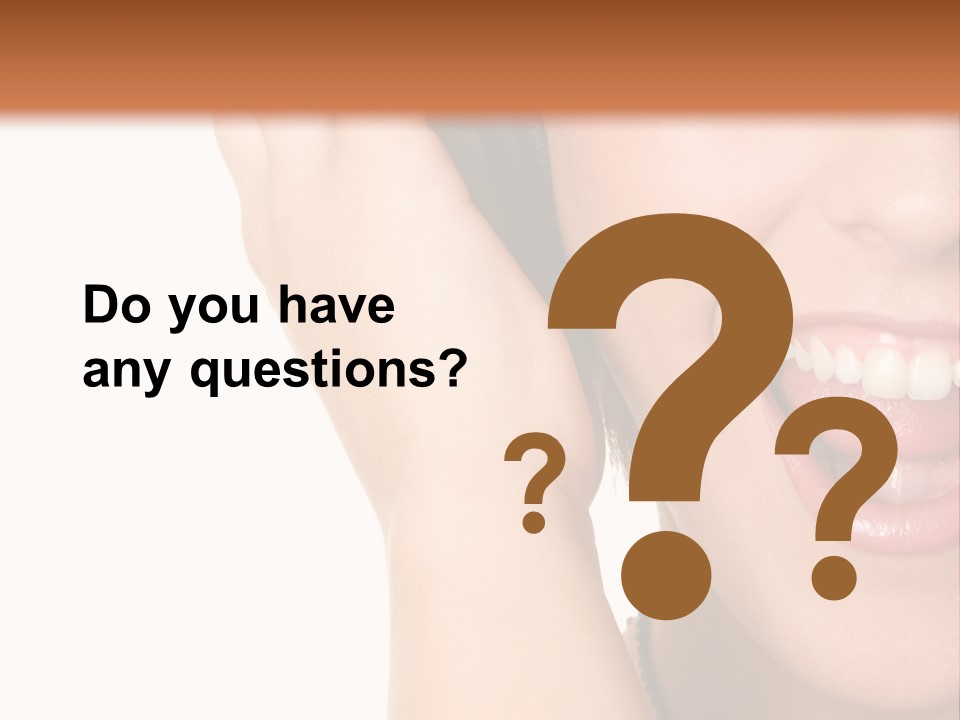 Headphones Young Teenage PowerPoint Template