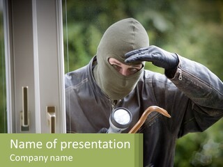 Illegal Bandit Rate PowerPoint Template
