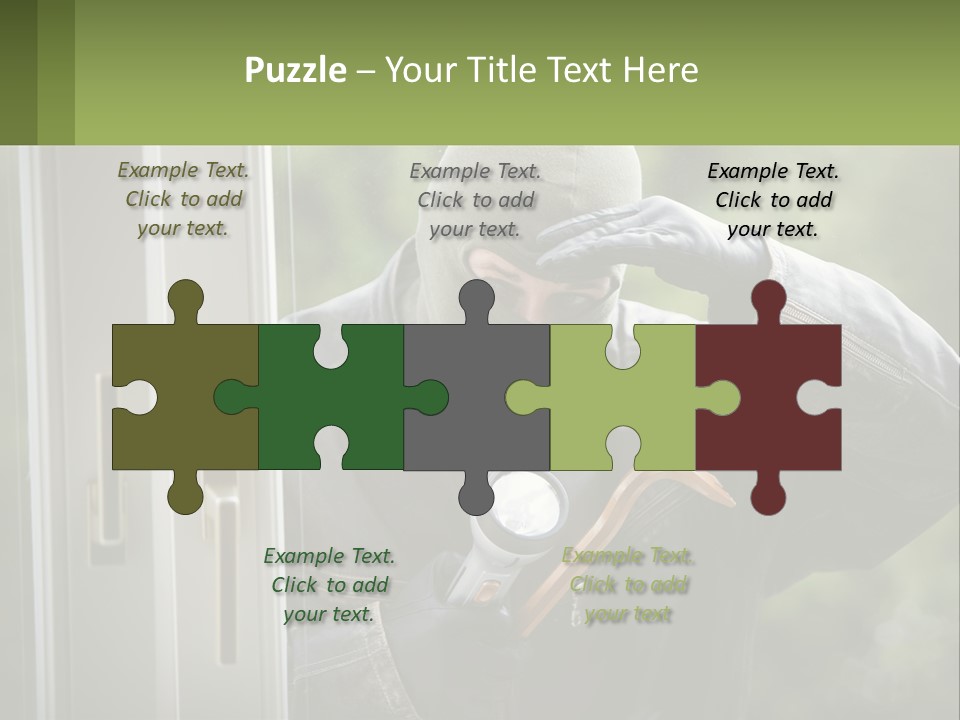 Illegal Bandit Rate PowerPoint Template