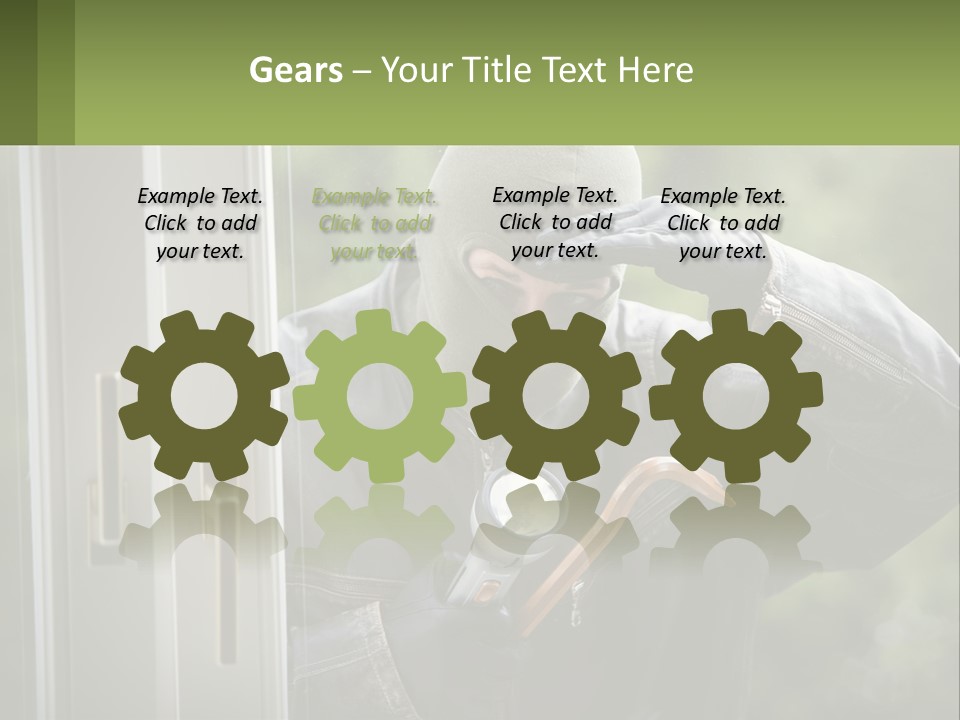 Illegal Bandit Rate PowerPoint Template