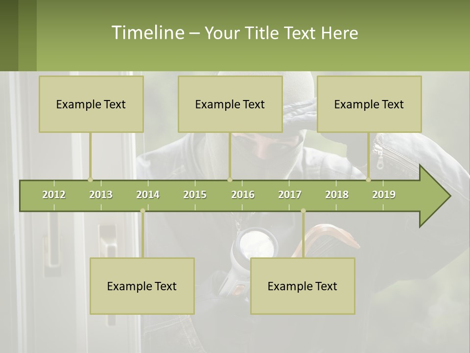 Illegal Bandit Rate PowerPoint Template