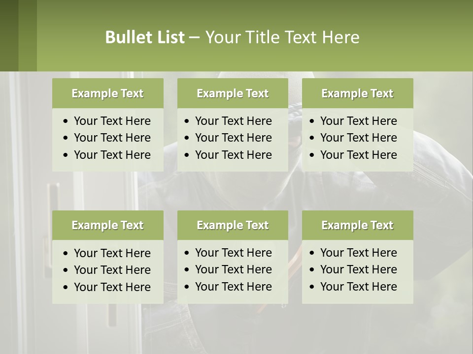 Illegal Bandit Rate PowerPoint Template