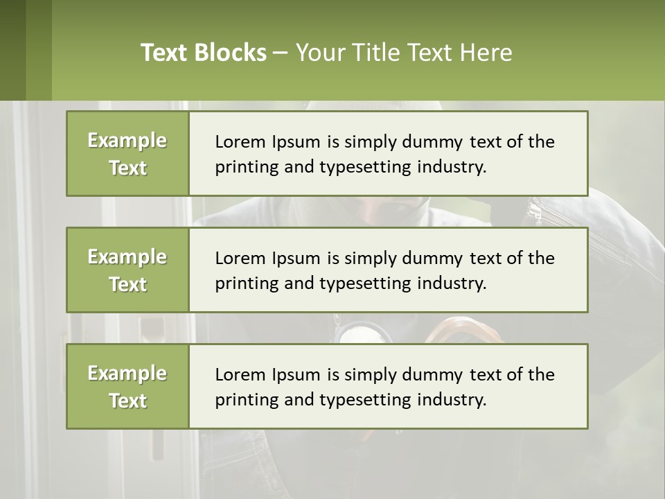 Illegal Bandit Rate PowerPoint Template