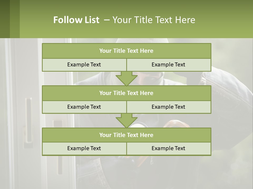 Illegal Bandit Rate PowerPoint Template