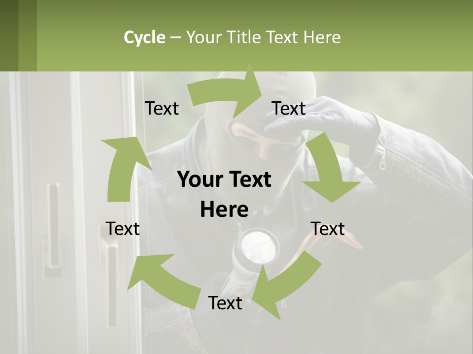 Illegal Bandit Rate PowerPoint Template