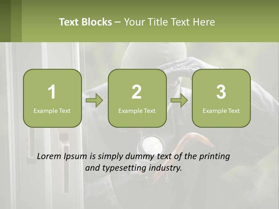 Illegal Bandit Rate PowerPoint Template