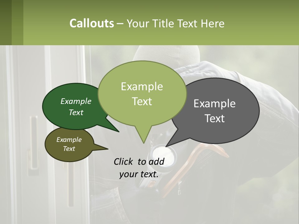 Illegal Bandit Rate PowerPoint Template