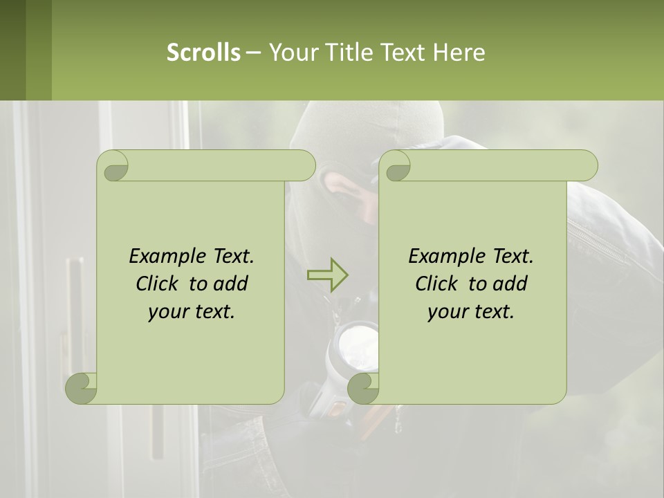 Illegal Bandit Rate PowerPoint Template