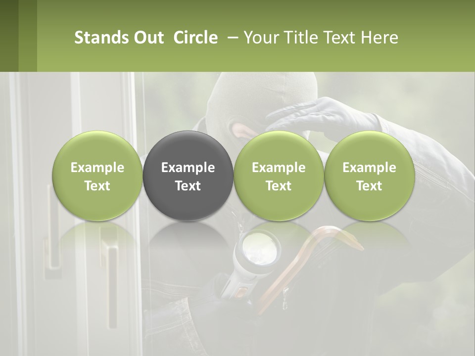 Illegal Bandit Rate PowerPoint Template