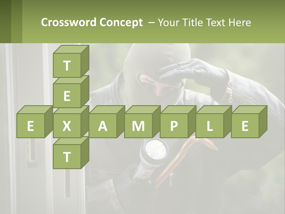 Illegal Bandit Rate PowerPoint Template