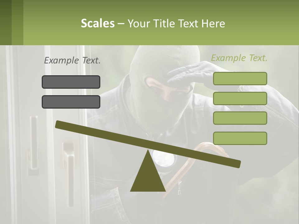 Illegal Bandit Rate PowerPoint Template