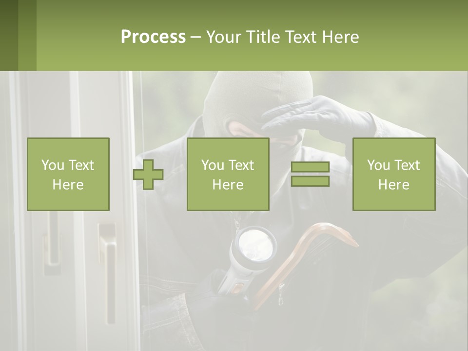 Illegal Bandit Rate PowerPoint Template