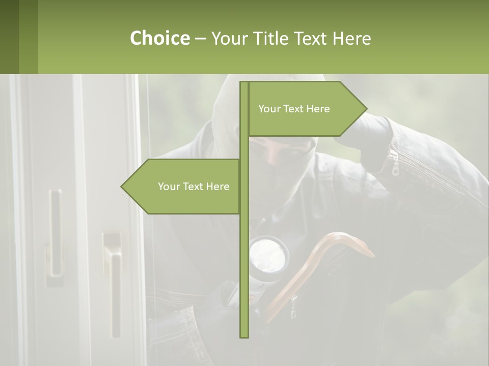 Illegal Bandit Rate PowerPoint Template