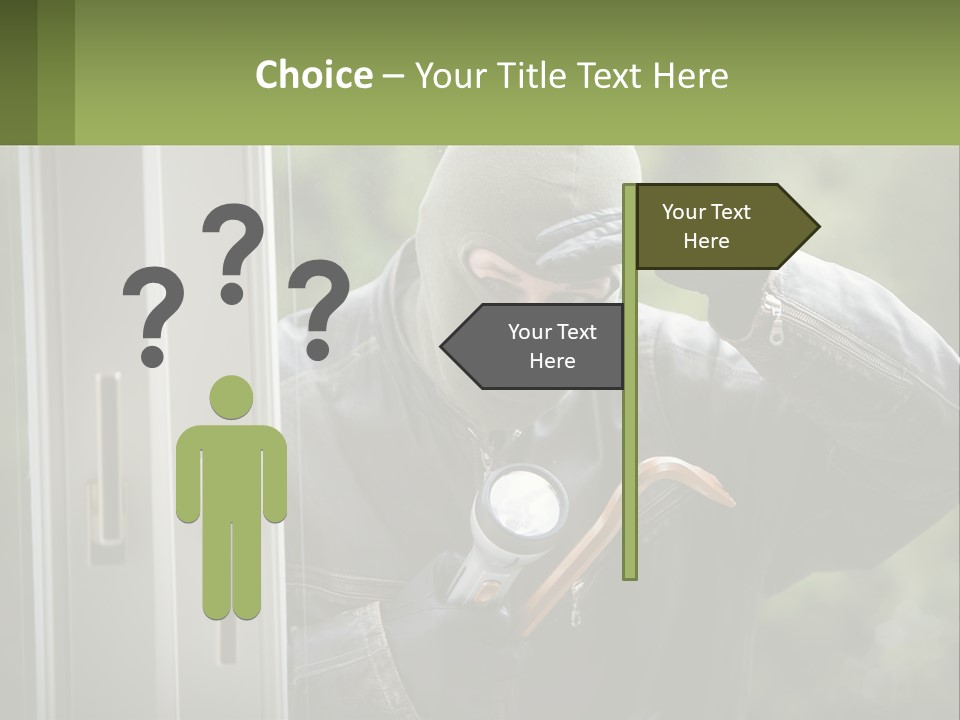 Illegal Bandit Rate PowerPoint Template