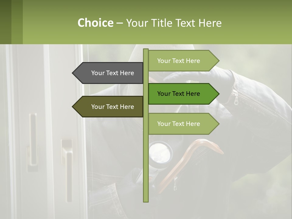 Illegal Bandit Rate PowerPoint Template