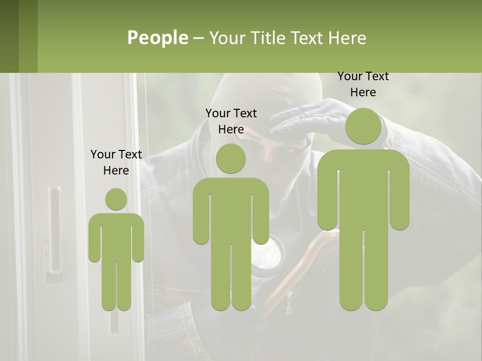 Illegal Bandit Rate PowerPoint Template