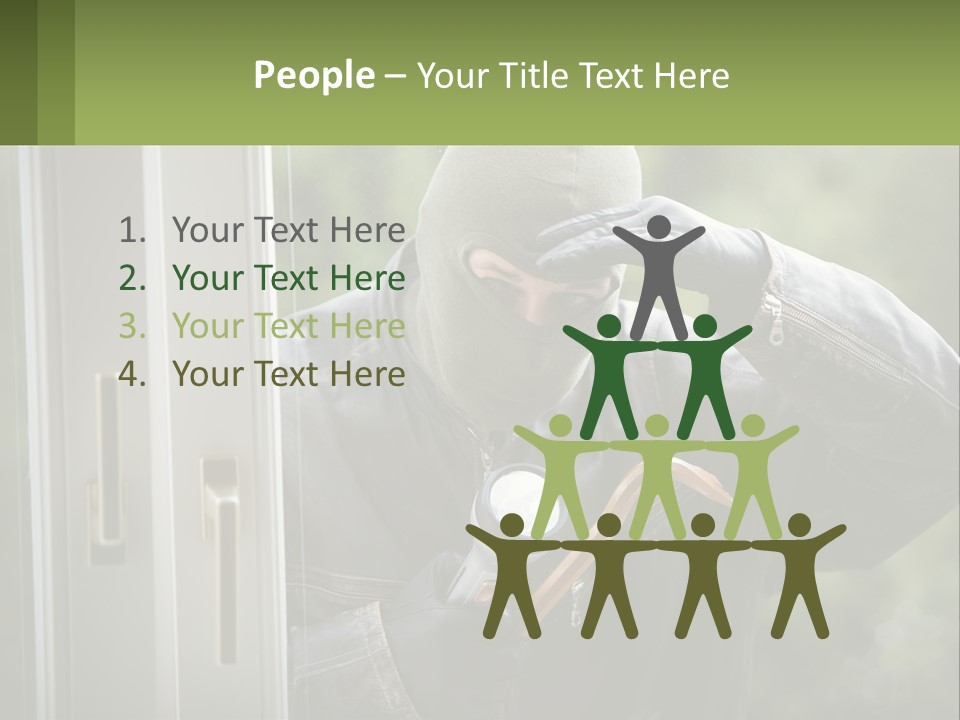 Illegal Bandit Rate PowerPoint Template