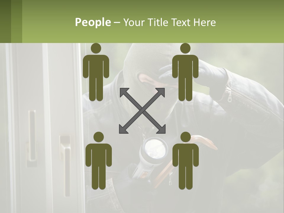 Illegal Bandit Rate PowerPoint Template