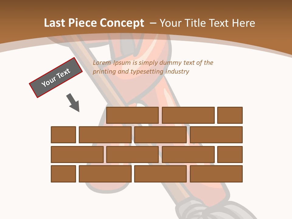 Clip Mopping Person PowerPoint Template