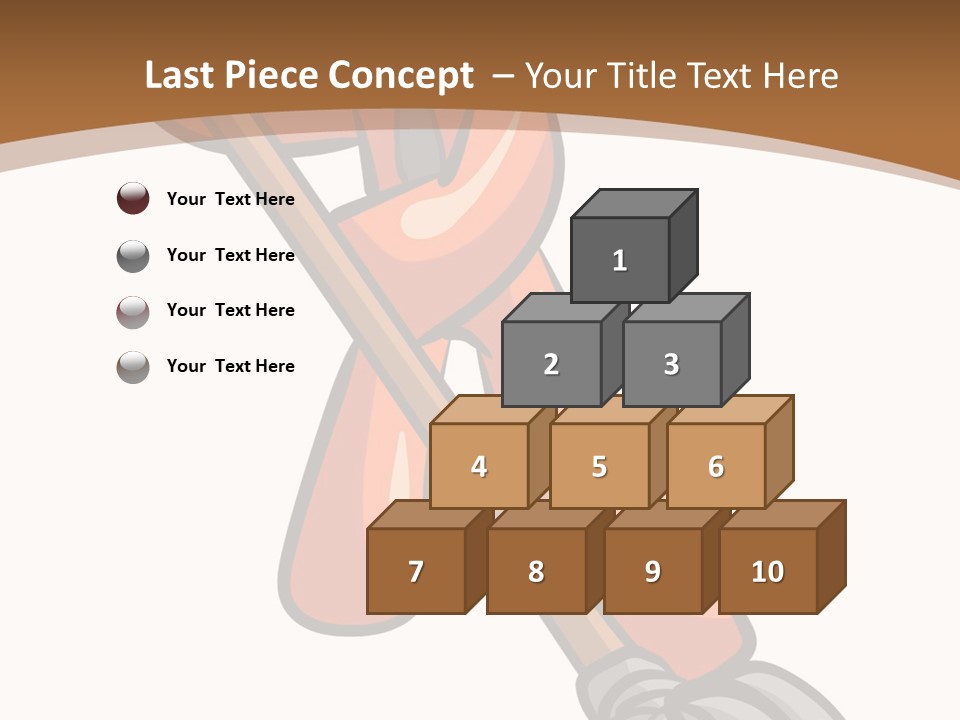 Clip Mopping Person PowerPoint Template